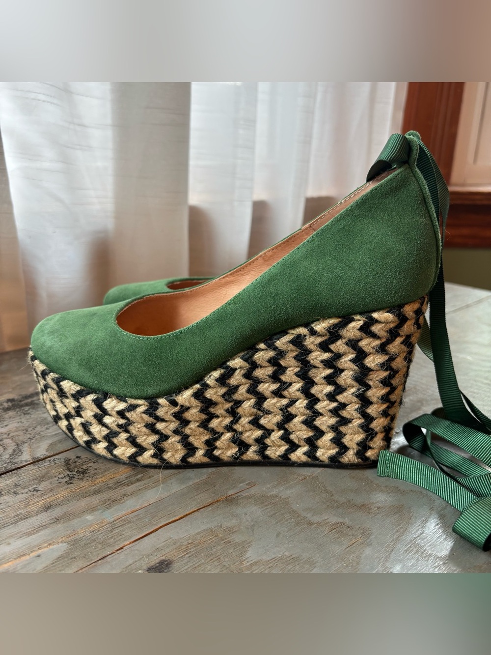 Free People Charade Espadrille Wedges | size 37 - Picture 4 of 9